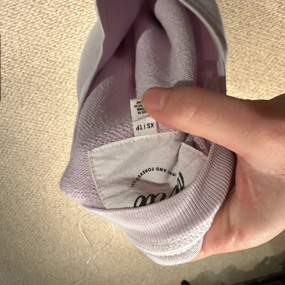 Aerie Lavender Sweatshirt - Picture 3 of 3